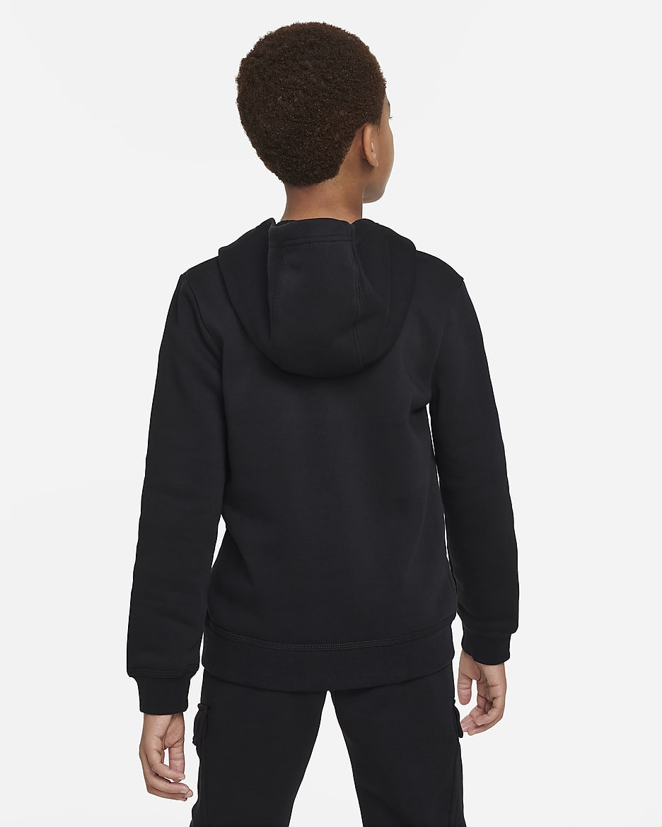 Nike Air Big Kids Pullover Fleece Hoodie. Nike